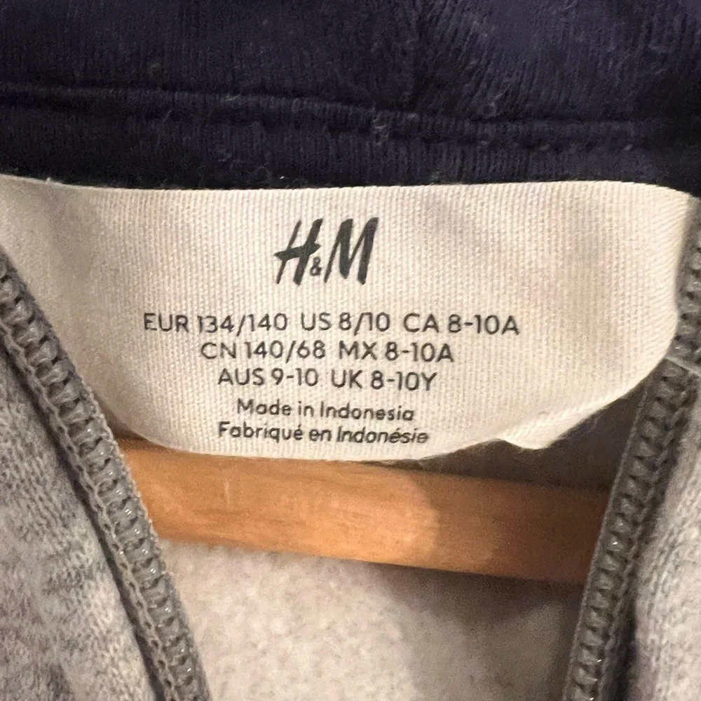 NWT H&M Kids' Hoodie in Gray and Navy